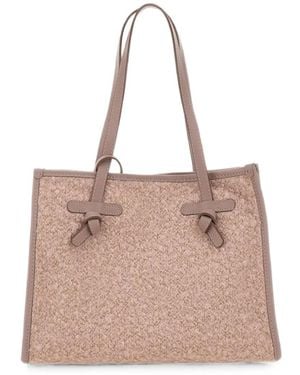 MARCELLA CLUB Marcella Schultertasche Mit Bouclé-Effekt - Pink