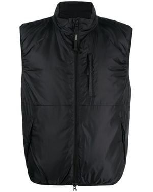 Aspesi Padded High-Neck Gilet - Black