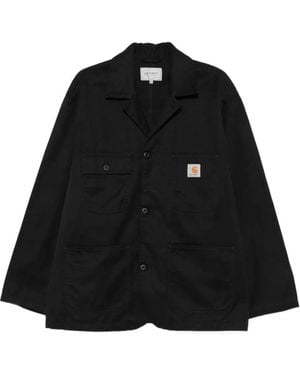 Carhartt Logo-Patch Patch-Pocket Jacket - Black