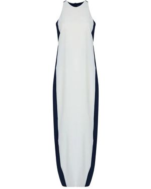 Osklen Zweifarbiges Midikleid - Weiß
