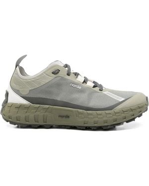 Norda Panelled Trainers - Grey