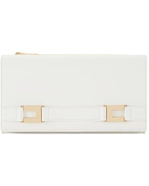 Elisabetta Franchi Logo-Detail Wallet - White