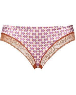 Eres Duo Lace Tanga - Pink