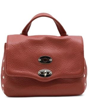 Zanellato Baby Postina Studded-Leather Tote Bag - Red