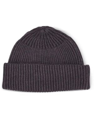 P.A.R.O.S.H. Ribbed Beanie Hat - Blue