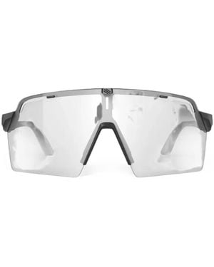 Rudy Project Geometric-Frame Sunglasses - Metallic