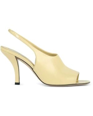 TOTEME Contour Slingback Mules - Natural
