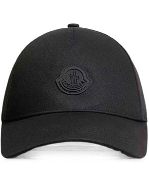 Moncler Logo-Patch Baseball Cap - Black