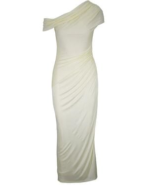 Galvan London Off-Shoulder Maxi Dress - White