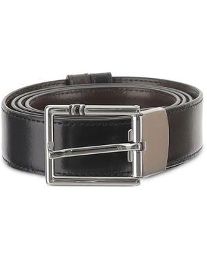 Montblanc Reversible Leather Belt - Black