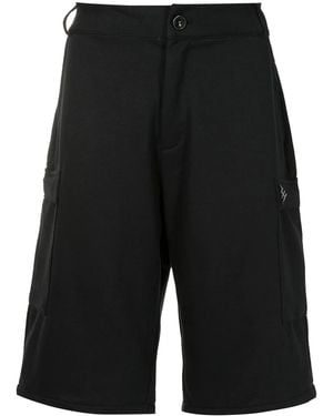Amir Slama Cargo-Pocket Bermuda Shorts - Black