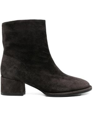 Linda Baumann Block-Heel Ankle Boots - Black