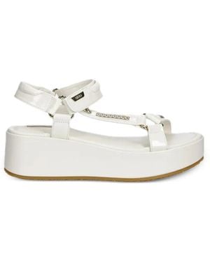 Liu Jo Chain-Embellishment Sandals - White