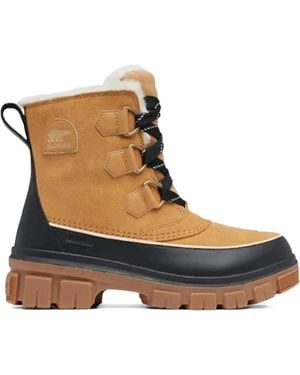 Sorel Shearling Boots - Brown
