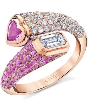 SHAY Sapphire And Diamond Ring - Pink