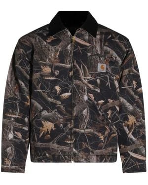 Carhartt Camo-Print Cotton Jacket - Black