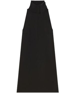 Courreges Dress Scarf Mockneck - Black