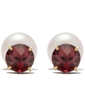 Tasaki 18Kt Geelgouden Collection Line Oorbellen - Meerkleurig