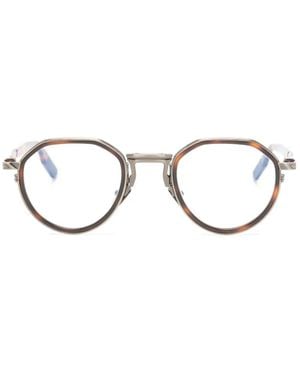 Movitra Lunettes De Vue Nexus 01 À Monture Ronde - Marron