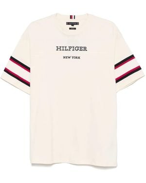 Tommy Hilfiger Cotton T-Shirt - Natural