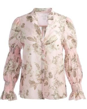 Alice + Olivia Camisa Ilan - Rosa