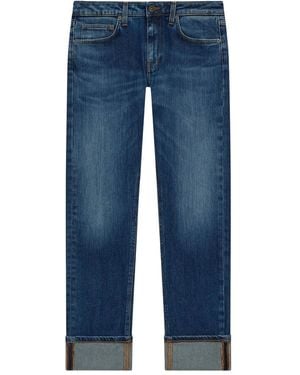 Dondup Turn-Up Jeans - Blue
