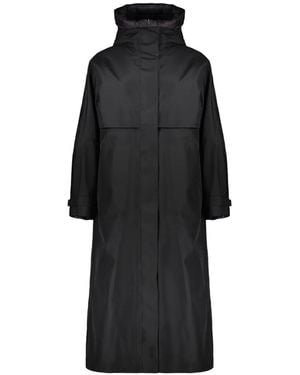 Herno Waterproof Single-Breasted Coat - Black