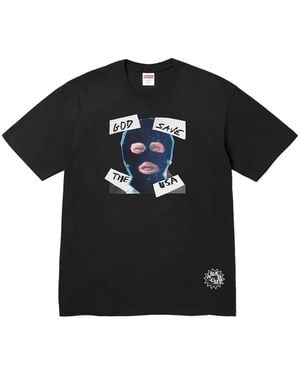 Supreme Graphic-Print T-Shirt - Black