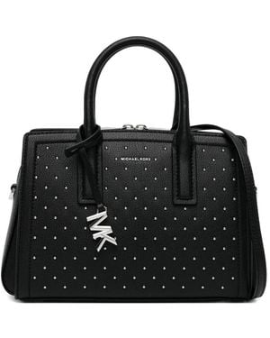 Michael Kors Petit Sac À Bandoulière Laila En Cuir À Détails De Clous - Noir