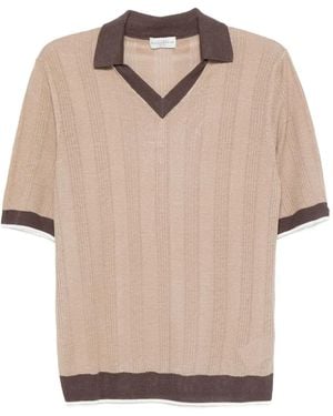 Ballantyne T-Shirt A Coste - Neutro