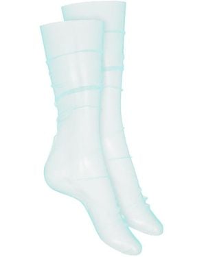 Maison Close Tulle Socks - Blue