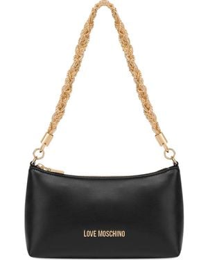 Love Moschino Chain Shoulder Bag - Black