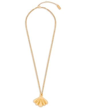 Chloé Mirror Pendant Necklace - White