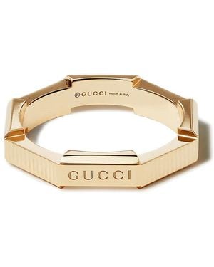 Gucci グッチ Link To Love リング 18kイエローゴールド - メタリック