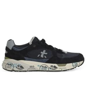 Premiata Mase Lace-Up Trainers - Black