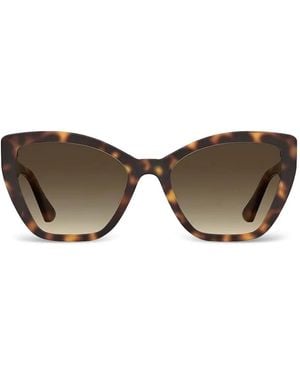 Moschino Eyewear Cat-Eye Frame Sunglasses - Brown