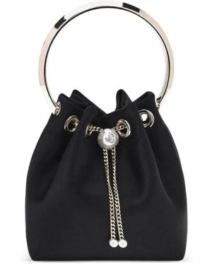 Jimmy Choo Borsa A Secchiello Bon Bon - Nero