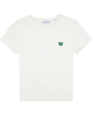 Maison Labiche T-Shirt Met Ronde Hals - Wit