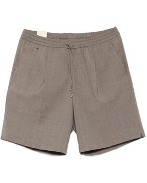 Briglia 1949 Pleated Drawstring Shorts - Grey