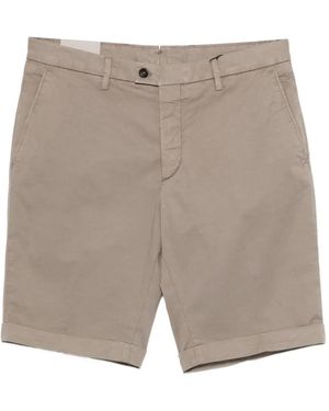 Corneliani Turned-Hem Shorts - Grey