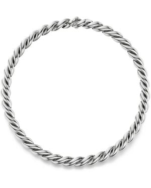 David Yurman Sculpted Cable Necklace - Metallic