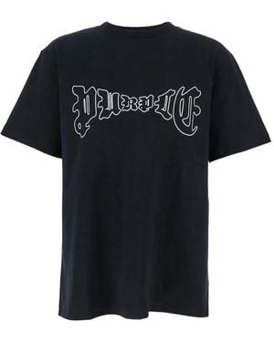 Purple Brand T-Shirt Mit Logo-Print - Schwarz