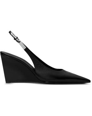 Tory Burch Gigi Slingback Wedge Pumps - Black