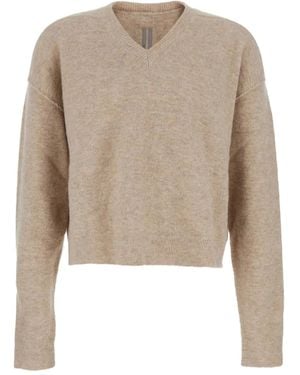 Rick Owens Jersey Con Cuello En V - Neutro