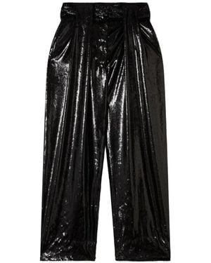 Stella McCartney High-Shine Trousers - Black