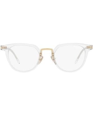 Prada Pr 17Ys Mirrored Round-Frame Sunglasses - Natural