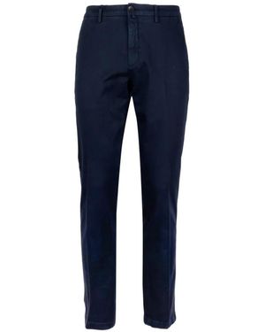 Siviglia Straight-Leg Chino Trousers - Blue