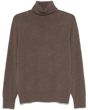 Fursac Roll-Neck Jumper - Brown
