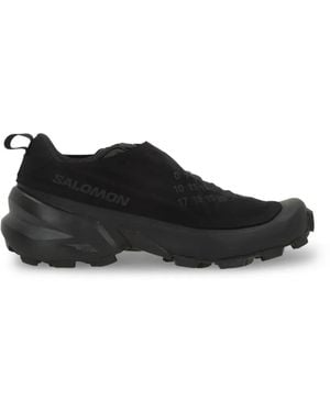 MM6 by Maison Margiela X Salomon Crossdust Toggle-Fastening Logo-Print Trainers - Black