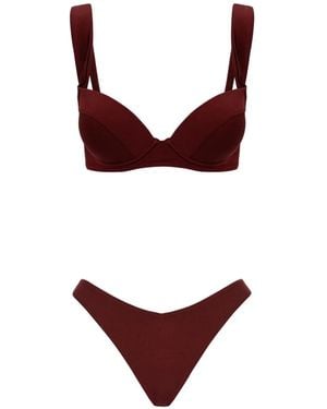 Noire Swimwear Ava Ivy Underwire Bikini - Red